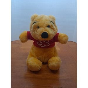 Winnie the Pooh With Red‎ Shirt  8" Seated Plush Stuffed Animal